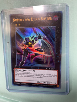 Number 65: Djinn Buster BLMR-EN079 Ultra Rare Holo 1st Edition YuGiOh Card - Image 2