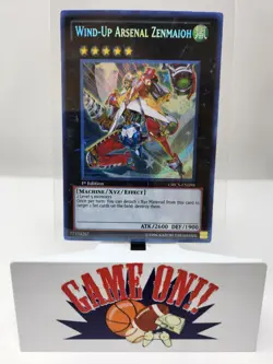 YuGiOh Wind-Up Arsenal Zenmaoh ORCS-EN098 1st Edition Secret Rare NM - Image 1