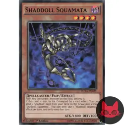 Yugioh Shaddoll Squamata DUEA-EN025 Common 1st Edition NM - Image 1
