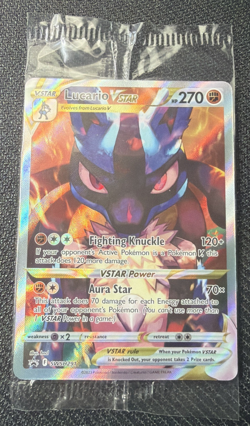 Lucario VSTAR Promo SWSH291 Crown Zenith ETB Pokemon Card English - SEALED - Image 1