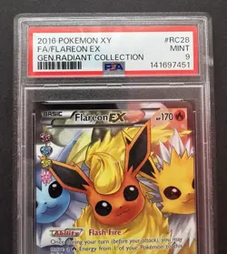 *PSA 9* Flareon EX RC28/RC32 - Radiant Collection - Gem Mint Pokemon Card - Image 2