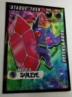 Mega Sableye Holo Full Art non-TCG Pokemon Card - Image 4