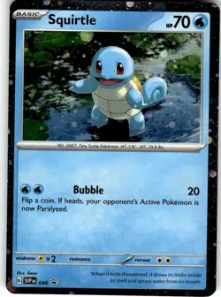 Squirtle - (Cosmos Holo) Promo SV: Scarlet & Violet Promo Cards 048 LP - Image 1