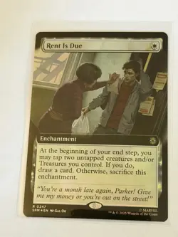 Rent Is Due Extended Art Marvel's Spider-Man Foil 247 - Image 1