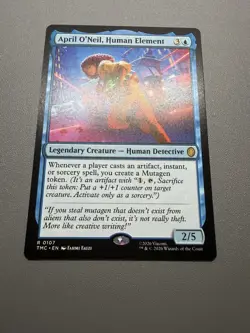 MTG TMNT R April O'Neil, Human Element R 0107 TMT NM/M Regular - Image 1