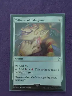 Talisman of Indulgence (Surge Foil) #366 (NM) Final Fantasy FIC Magic MTG - Image 1