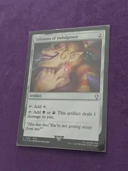 Talisman of Indulgence (Surge Foil) #366 (NM) Final Fantasy FIC Magic MTG - Image 2