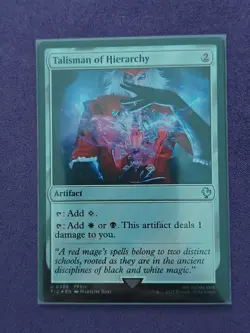 Talisman of Hierarchy (Surge Foil) #365 (NM) Final Fantasy FIC Magic MTG - Image 1