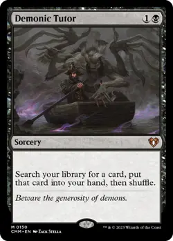 Demonic Tutor (150) [Commander Masters] - Image 1