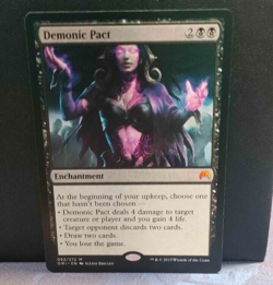 Demonic Pact - Magic Origins - NM - Mythic - Enchantment - MTG - Image 1