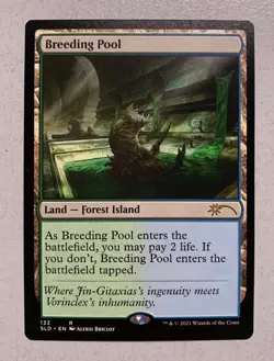 Breeding Pool Shockland - Secret Lair - Near Mint EN - SLD - 132 - MTG Magic - Image 1
