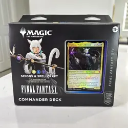 Magic The Gathering Final Fantasy Commander Deck Scions & Spellcraft SEALED - Image 1