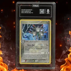 Pokemon EX Delta Species HOLON'S MAGNETON 22/113 TAG 8 - Image 1