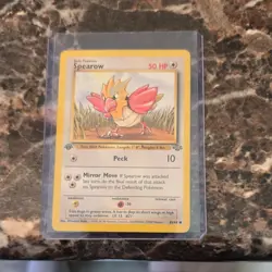 Pokemon Spearow 1st Edition Jungle 62/64 Basic Card 50 HP Common English - Image 1