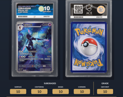 Pokemon Ceruledge Illustration Rare Card Gem Vol 3 1507/07 Chinese Ace 10 - Image 3