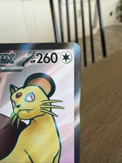 Pokemon TCG Team Rockets Persian EX Full Art 219/182 Destined Rivals Ultra Rare - Image 3