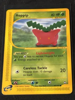 Hoppip - Aquapolis 83/147 2002 - E Reader - Pokemon TCG - WOTC - NM - Image 1