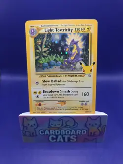 Light Toxtricity 2021 Celebrations Black Star Promo SWSH137 Pokemon Card - Image 1