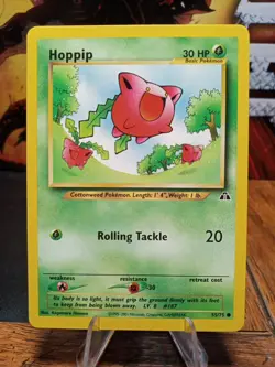 2000 Pokemon Neo Discovery Hoppip #55 - Image 1