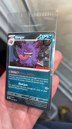 Pokemon Gengar Perfect Order gamestop Exclusive - Multiple Swirls Good Condition - Image 3