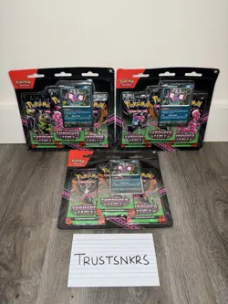 3X Pokemon TCG Scarlet & Violet - Shrouded Fable - 3 Pack Blister ✅SEALED✅ - Image 1