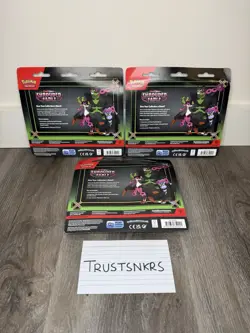 3X Pokemon TCG Scarlet & Violet - Shrouded Fable - 3 Pack Blister ✅SEALED✅ - Image 2