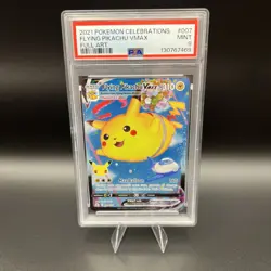 2021 POKEMON CELEBRATIONS #007 FULL ART/FLYING PIKACHU VMAX PSA 9 - Image 1