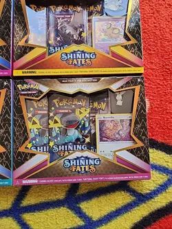 Pokemon TCG Shining Fates Mad Party Pin Collection Box Set of 4 Brand New Sealed - Image 5
