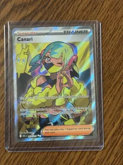 Pokemon TCG Trainer Canari 257/217 Full Art Ultra Rare Holo Ascended Heroes - Image 1