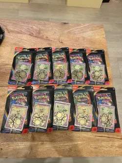 Pokemon Phantasmal Flames checklane Blister Booster Pack Sealed (LOT OF 10) - Image 1