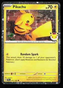Pikachu (Pokemon Day 2026) Cosmo Holo 051/162 NM - Image 1