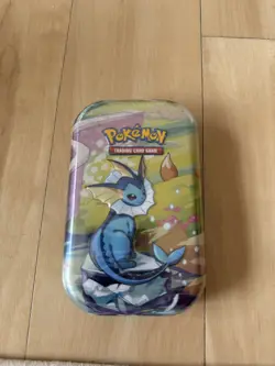 Pokemon TCG: Prismatic Evolutions Mini Tin Vaporeon - Brand New and Sealed🚚✅ - Image 1