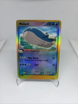 Pokemon Wailord Ruby and Sapphire Reverse Holo Rare 14/109 Excellent Condition - Image 1