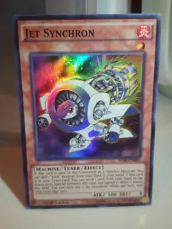 YUGIOH TCG JET SYNCHRON SDSE-EN001 SUPER 1ST EDITION NM - Image 1