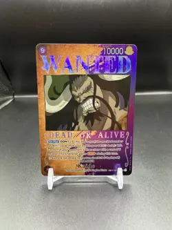 One Piece English ST04-003 Kaido Wanted Poster SP Alternate Art SR Near Mint - Image 1