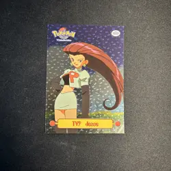 1999 Pokemon Holo Textured Foil JESSE TV9 Animated Series #1 -NM - Image 1