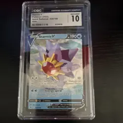 Pokemon Starmie V CGC 10 Astral Radiance 030/189 Ultra Rare Holo English 2022 - Image 1