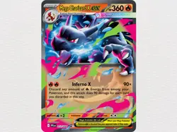 Mega Charizard X ex Double Rare 13/94 Phantasmal Flames Pokemon TCG Card Holo - Image 3