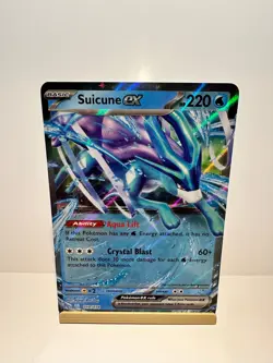 Suicune ex 010/034 Holo Classic Collection Trading Card Game Classic Pokemon NM - Image 1