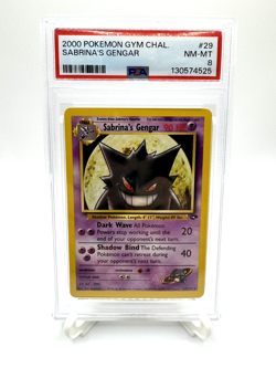 Pokemon Sabrina's Gengar Gym Challenge #29 PSA 8 - Image 1