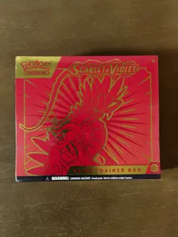 Pokemon TGC Scarlet and Violet Elite Trainer Box ETB Koraidon NEW FACTORY SEALED - Image 1