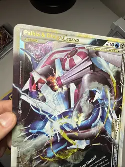 Pokemon Palkia Dialga Legend Jumbo Oversized Card 102/102 LP Rare Holo - Image 2