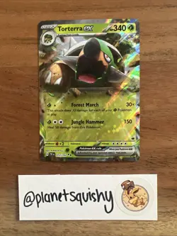 Pokemon TCG - Toterra ex 012/162 12 - Double Rare - Temporal Forces - NM - Image 1