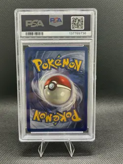1999 Pokemon Game Dragonite Movie Promo Card PSA 8 - Image 2