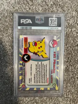 Pikachu 1999 Topps Pokemon TV Foil PSA 10 Gem Mint - Image 2