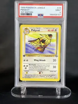 Pokemon 1st Edition Jungle Pidgeot 24/64 Non-Holo PSA 9 MINT FRESH GRADE - Image 1