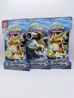 Pokemon TCG: XY Evolutions Sleeved Booster Pack X3 - Image 1