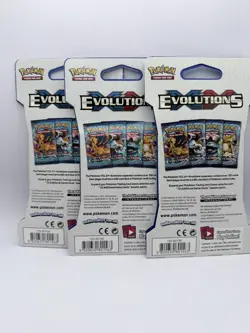 Pokemon TCG: XY Evolutions Sleeved Booster Pack X3 - Image 2