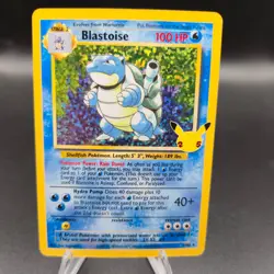 Blastoise 2/102 Pokemon Card - Celebrations: Classic Collection - NM - Image 1