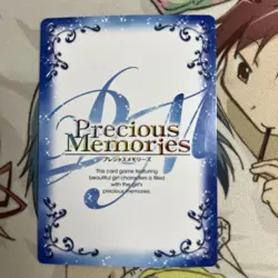 Precious Memories Sengoku Nadeko Holo Foil Signed Card Story - Image 2